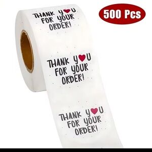 Thank You for Your Order Stickers - 500 Pcs